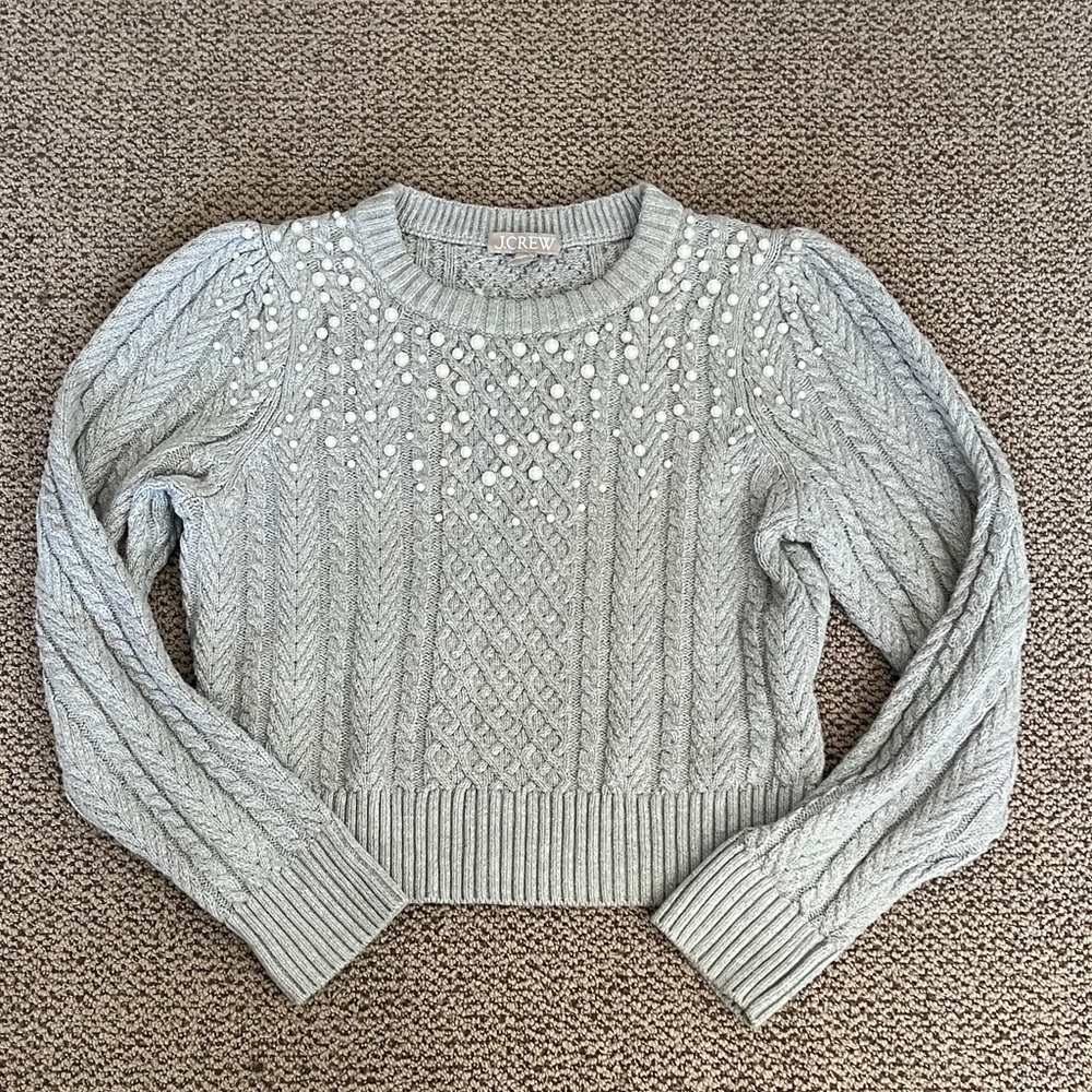 J. Crew pearl sweater - Picture 4 of 7